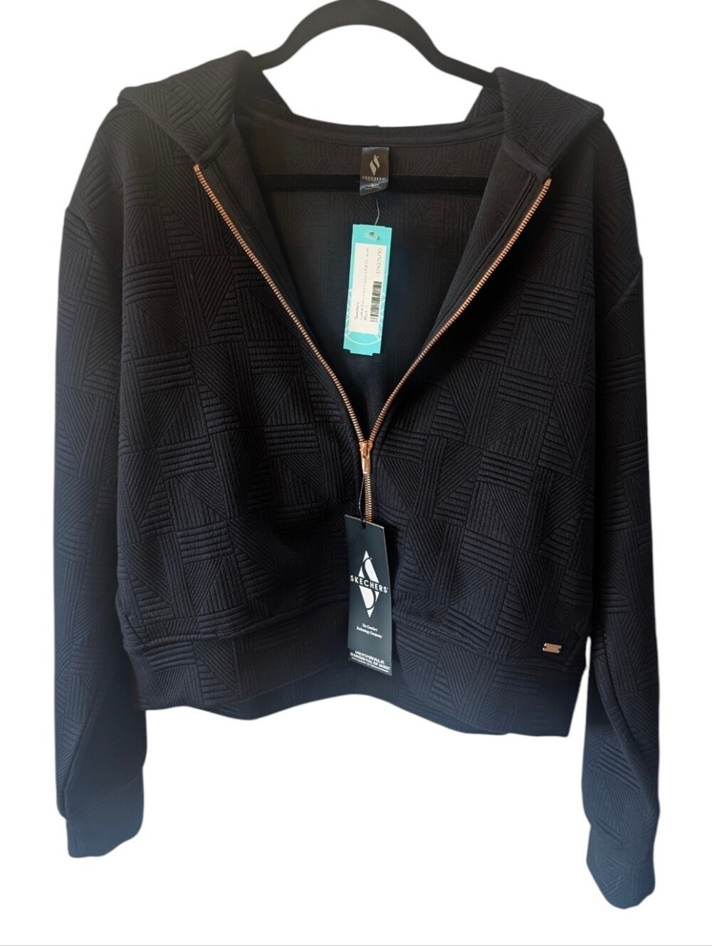 Skechers GoWalk Everywhere Diamond Full Zip Jacket - Picture 3 of 5